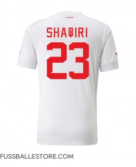 Günstige Schweiz Xherdan Shaqiri #23 Auswärtstrikot WM 2022 Kurzarm